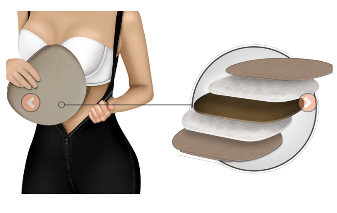 Fajas Salome 2507 | Flattening Abdominal Compression Board After Lipo | Tummy Tuck Womens Ab Board Surgery Accessory | Lycra Spandex