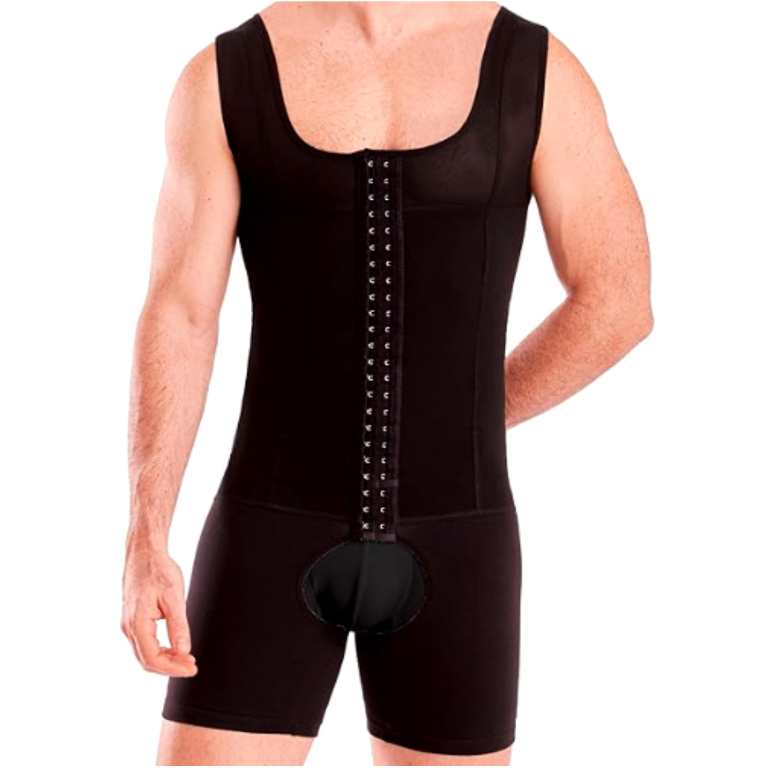 Mens Shapewear 361 Faja Colombiana para Hombre, Faja Masculina Estómago Compresión Con Ganchos y Control Abdobmen