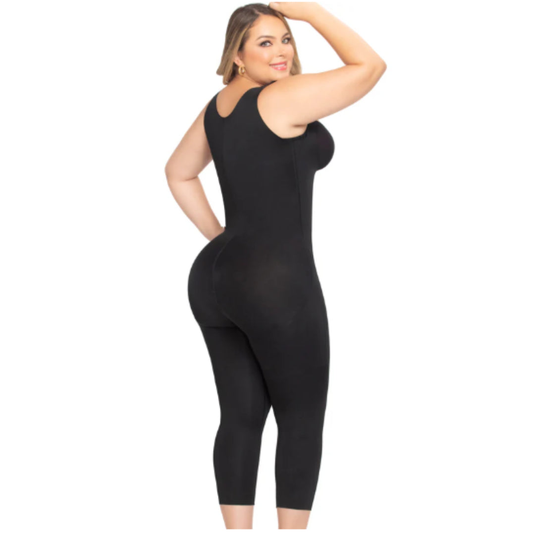 Up Lady 6251 Seamless Tummy Control Shapewear Bodysuit for Women Stage 1 Faja Knee Length