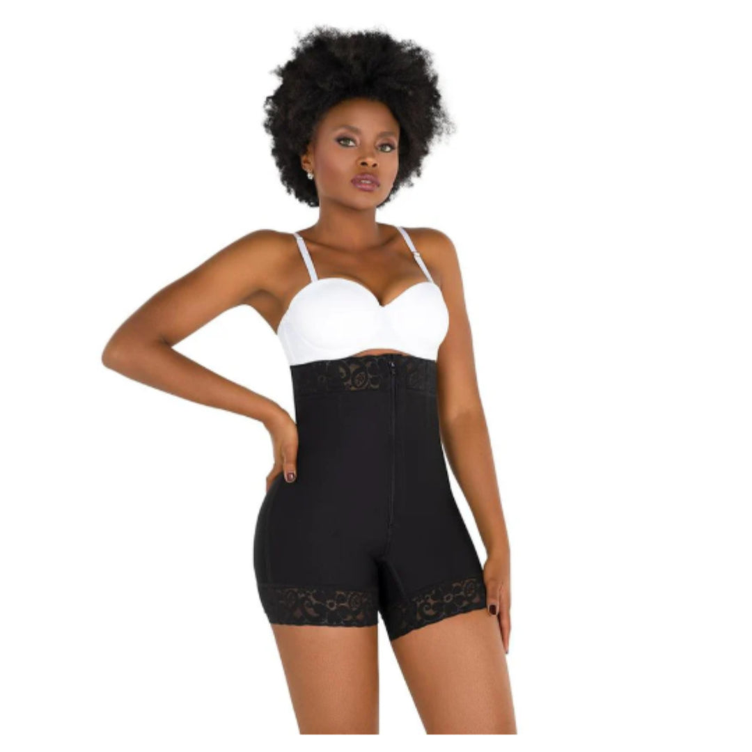 Colombian High Compression Strapless Hourglass Sculpting Girdle, with zipper in the perineal area Ref. 304