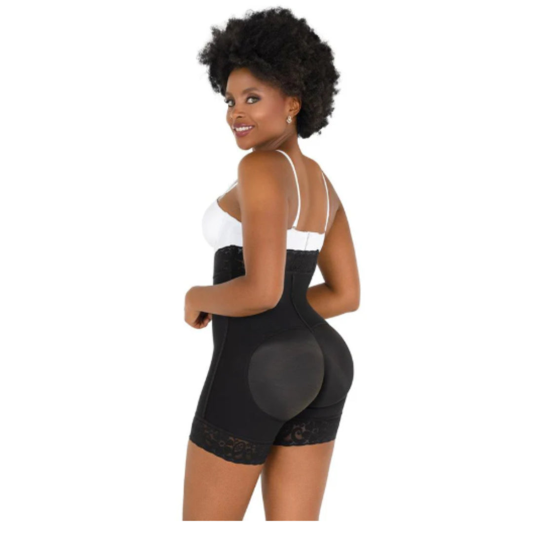 Colombian High Compression Strapless Hourglass Sculpting Girdle, with zipper in the perineal area Ref. 304