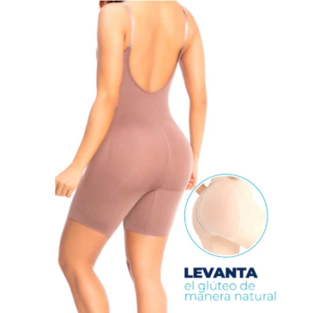 Body tipo faja moldeadora para mujer, con control de abdomen, sin costuras, para moldear la cintura, compresión del cuerpo