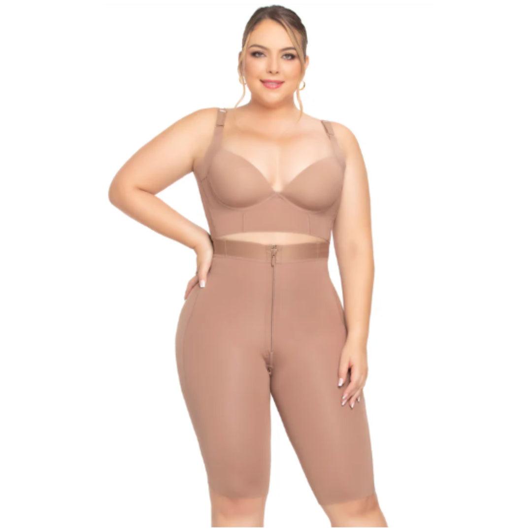 Up Lady 6260 Seamless Tummy Control Strapless Shapewear for Women Knee-length Faja Stage 1