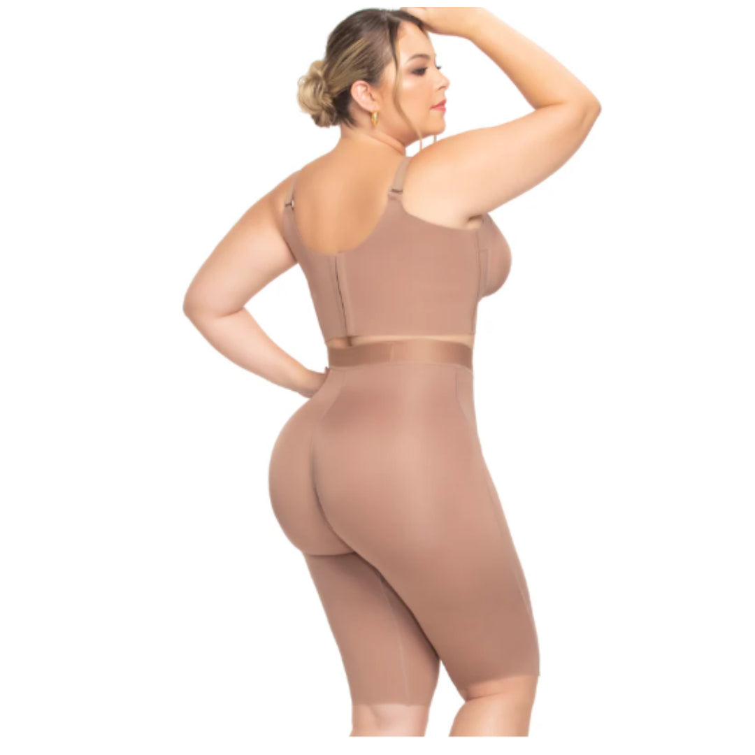 Up Lady 6260 Seamless Tummy Control Strapless Shapewear for Women Knee-length Faja Stage 1