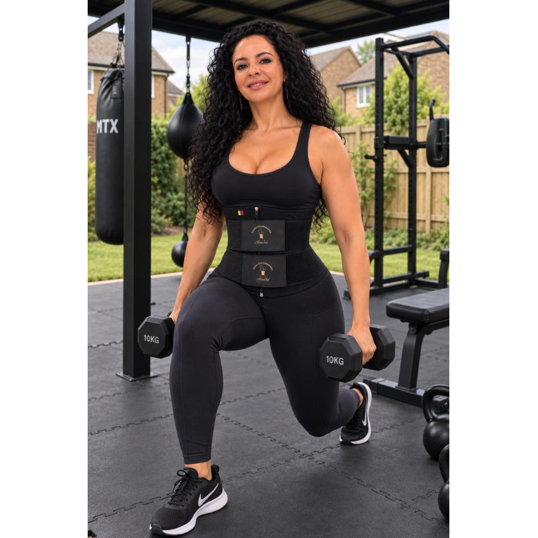 3130 Hourglass Waist Cincher Double Band For Greater Compression