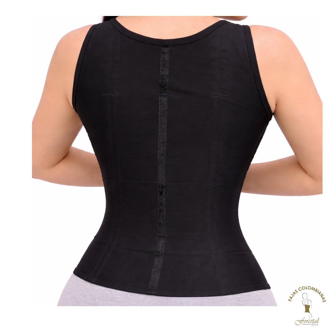 4141 Vest With Bra Ergonomic metal Underwires Pre-Shaped Cups First Layer Whit 3- Position Clasp