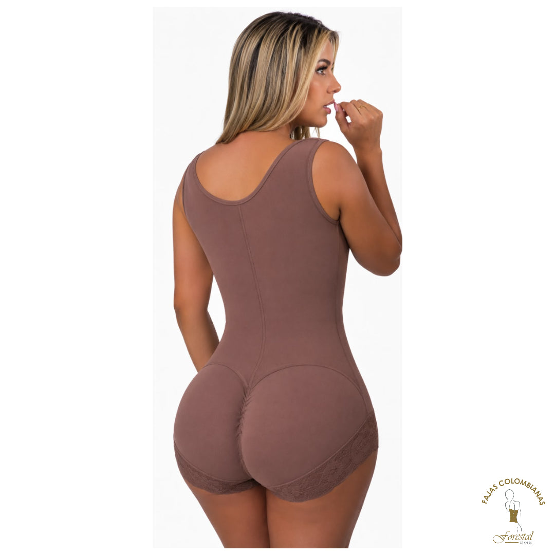 4080 Brasier Shapewear Colombian bodysuit girdle front Clasp