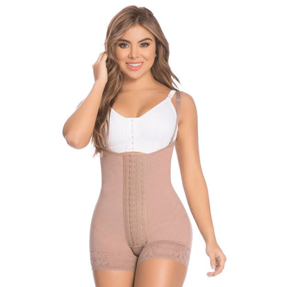 Fajas Colombianas Knee Length Tummy Control Open Bust – Forestal Store